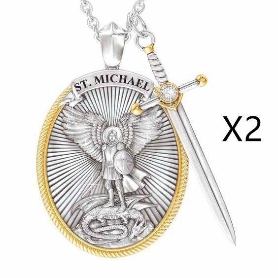 Protection Shield Western Mythology Faith Necklace - www.Shopthatapp.com