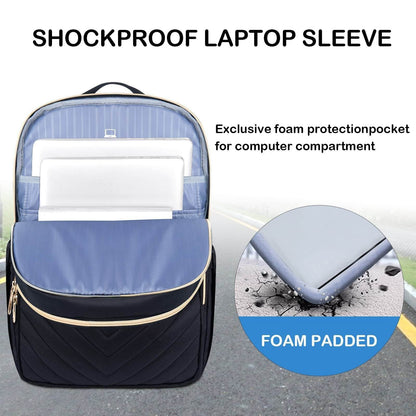 Plain Large Capacity College and High School Backpack - www.Shopthatapp.com