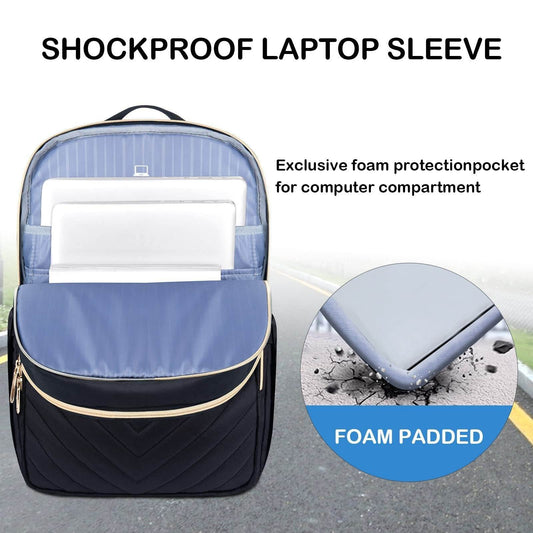 Plain Large Capacity College and High School Backpack - www.Shopthatapp.com