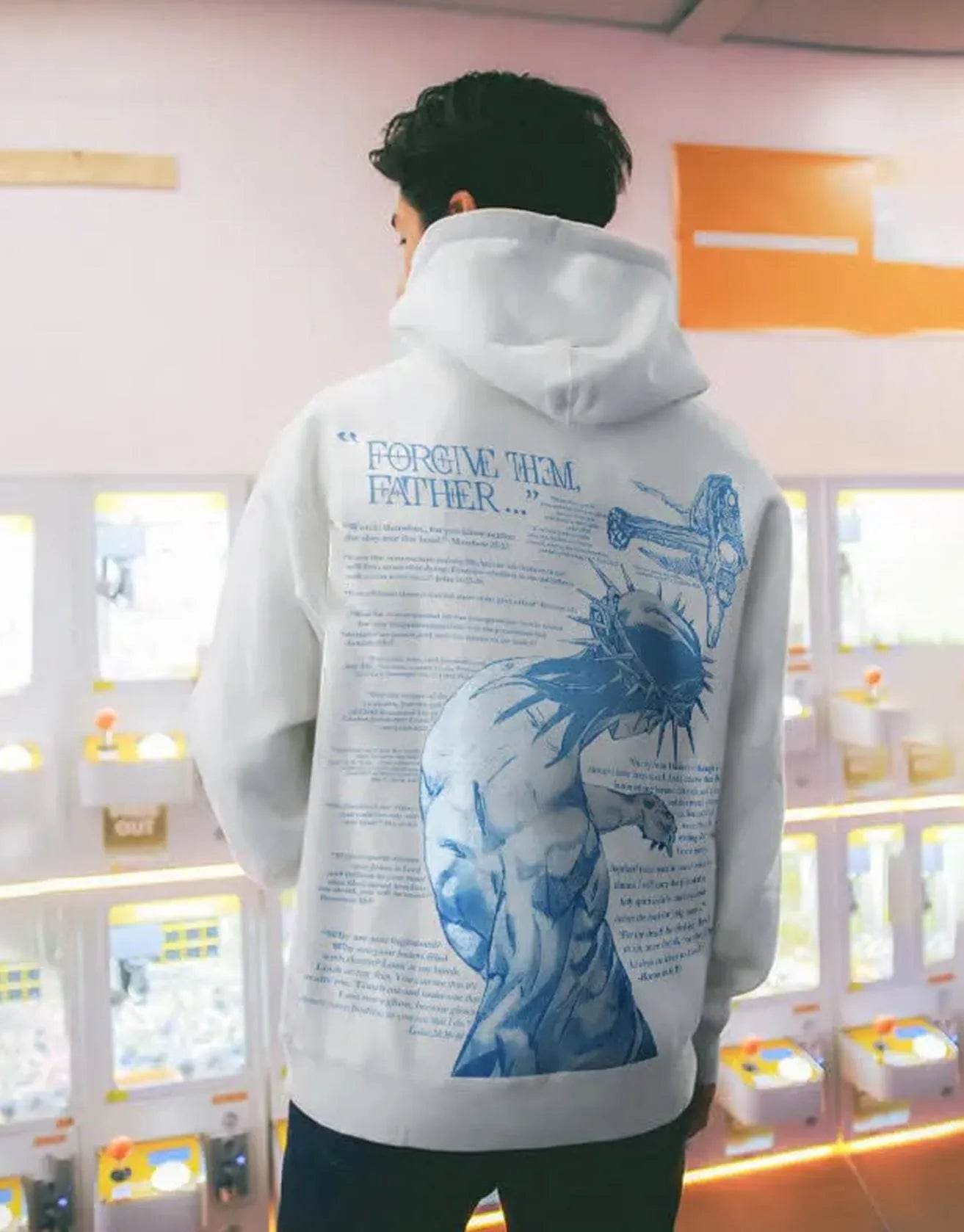 Men's Casual Printed Oversized Hoodie Sweatshirt Hip Pop Streetwear - www.Shopthatapp.com