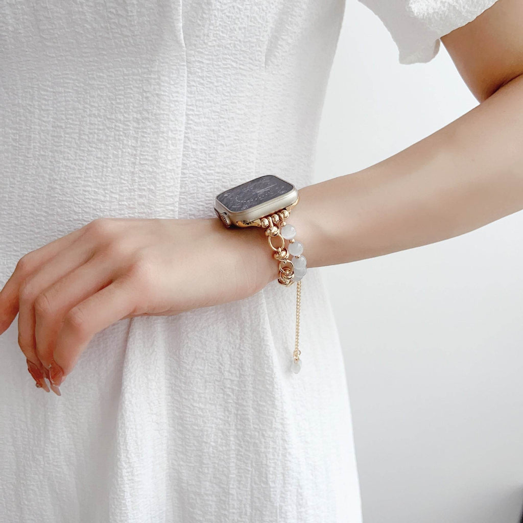 Women Fashion Smart watch Beaded Replacement Watch strap - www.Shopthatapp.com