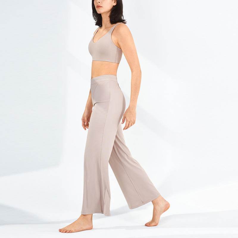 Loose Drawstring Flare Athleisure Wide leg Yoga Pants - www.Shopthatapp.com