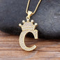 Letter Pendant with Chain - Gold - www.Shopthatapp.com