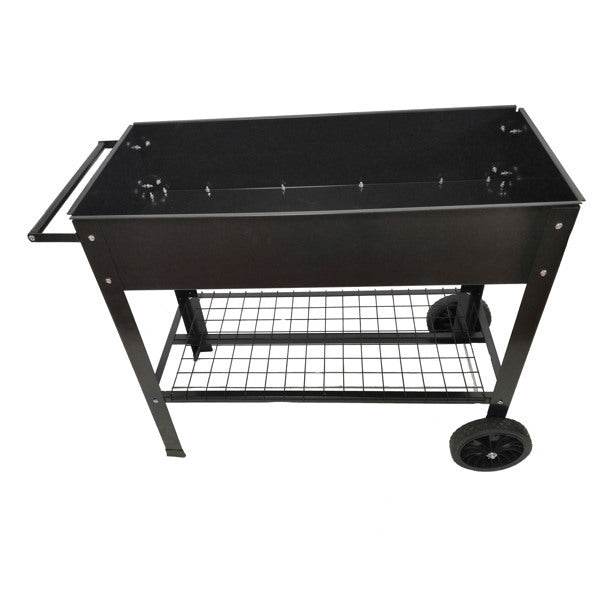 Rolling Mobile Raised Garden Bed Cart Planter Garden Bed Cart - www.Shopthatapp.com