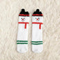 Child Christmas Socks Winter No-shedding Cute Elk Elk Santa Claus Snowman Sleeping Floor Coral Fleece Socks - www.Shopthatapp.com