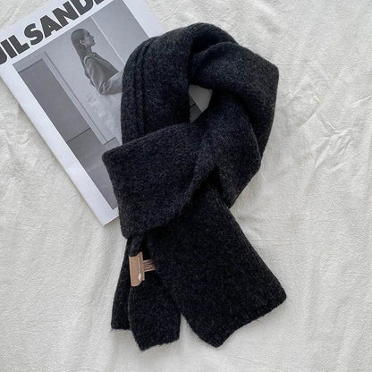 Women's Sweet Version Fleece Solid Scarf Autumn And Winter - www.Shopthatapp.com