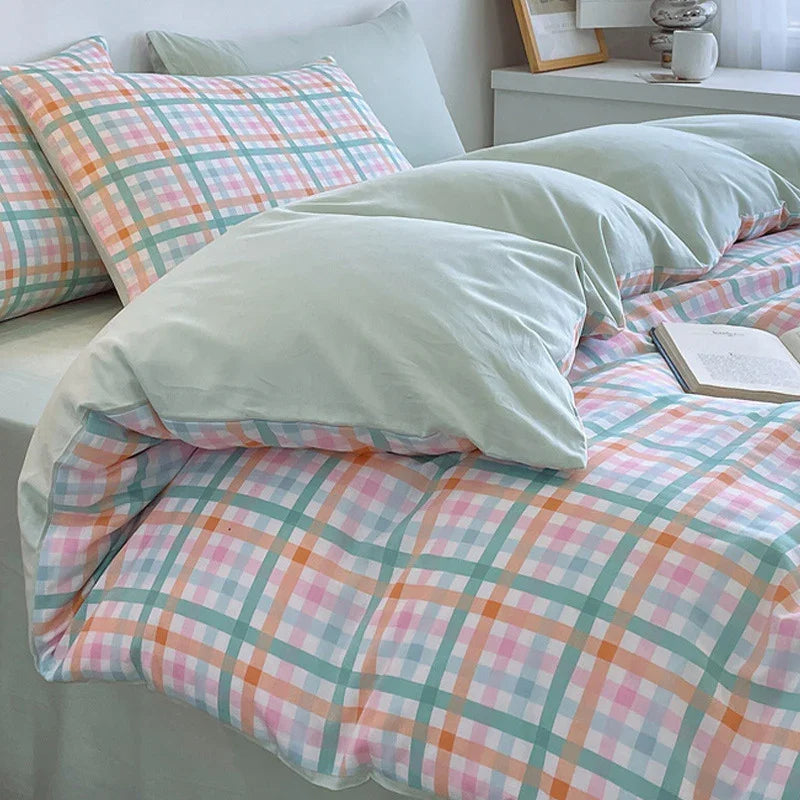 Pure Cotton Class A Four-piece Quilt Cover Household Pure Cotton Bed Sheet Duvet Cover - www.Shopthatapp.com
