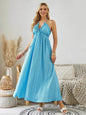 Bohemian Halter Maxi Dress - Women's Summer Sleeveless Flowy Beach Dress - www.Shopthatapp.com