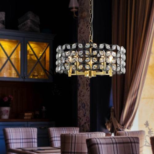 Modern Crystal Chandelier, Suitable For Living Room Round Crystal Lamp Luxury Home Decoration Lamps - www.Shopthatapp.com