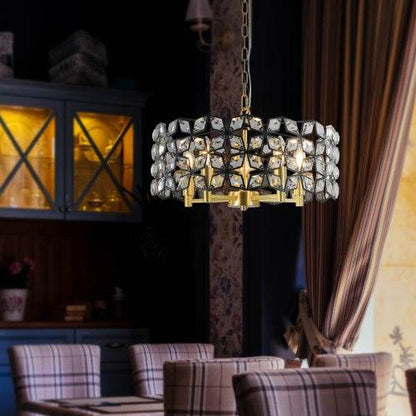 Modern Crystal Chandelier, Suitable For Living Room Round Crystal Lamp Luxury Home Decoration Lamps - www.Shopthatapp.com