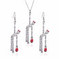 3pcs Halloween Skeleton Earrings And Necklace Set Creative Retro Personality Jewelry Accessories - www.Shopthatapp.com