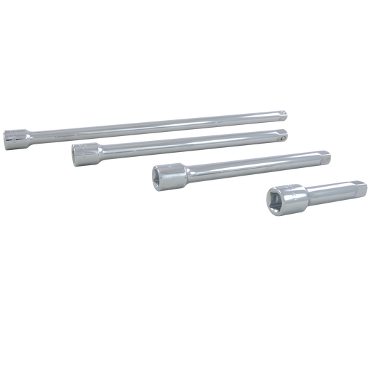 4 Piece 3/8" Dr. Chrome Extension Set - www.Shopthatapp.com #