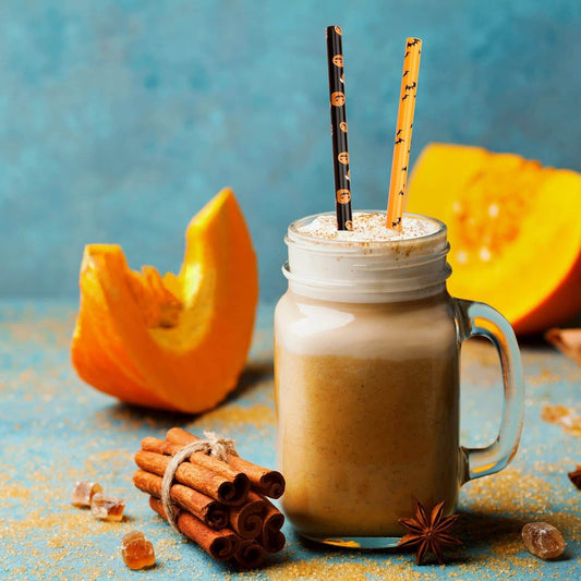 40 Pack Of 9 Inch BPA-Free Halloween Reusable Straws With Colorful Stripe Print Hard Straws For Mason Jars, Mason Glasses, Home Or Party Use, Comes With A Cleaning Brush-Selling On Amazon Is Prohibite - www.Shopthatapp.com #