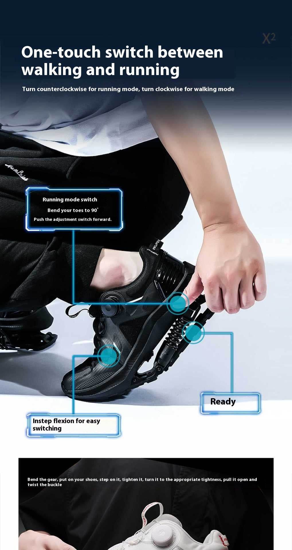 Mechanical Running Shoes - Tech Running Shoes Power - www.Shopthatapp.com
