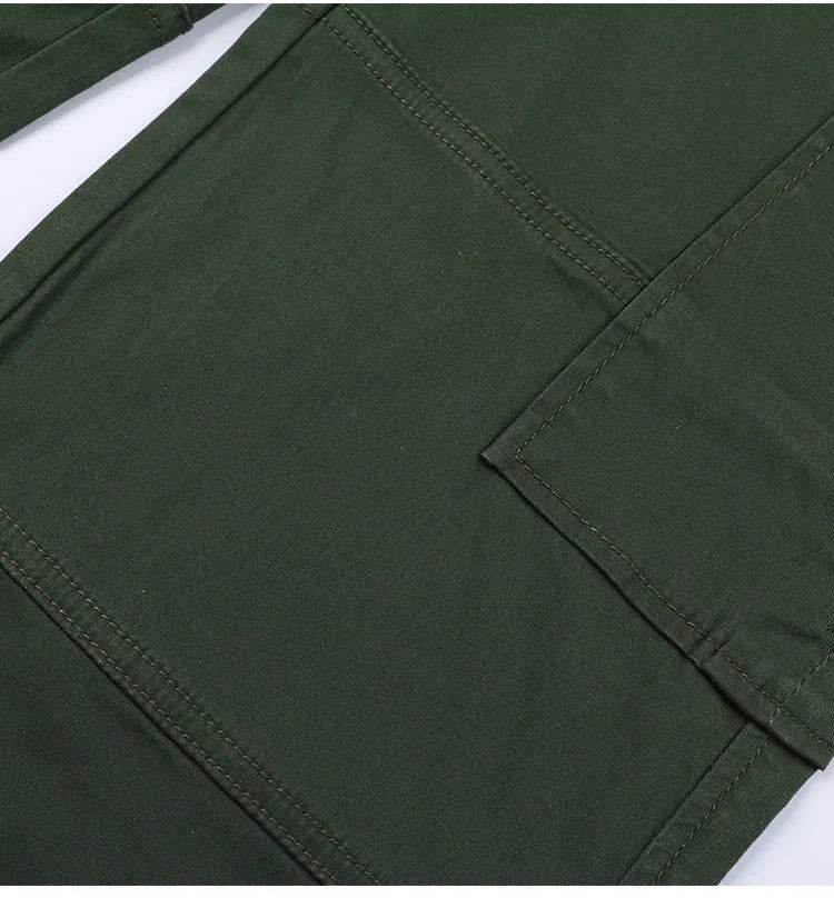 Straight Leg Cargo Pants Women High Waist Casual Baggy Pants - www.Shopthatapp.com