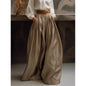 Loose Wide Leg Solid Color Casual Trousers Bottoms Palazzo Trousers - www.Shopthatapp.com