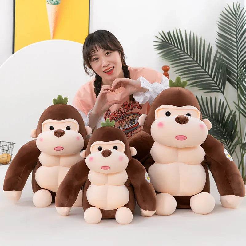 Black King Kong Cute Creative Gorilla Plush Toy - www.Shopthatapp.com