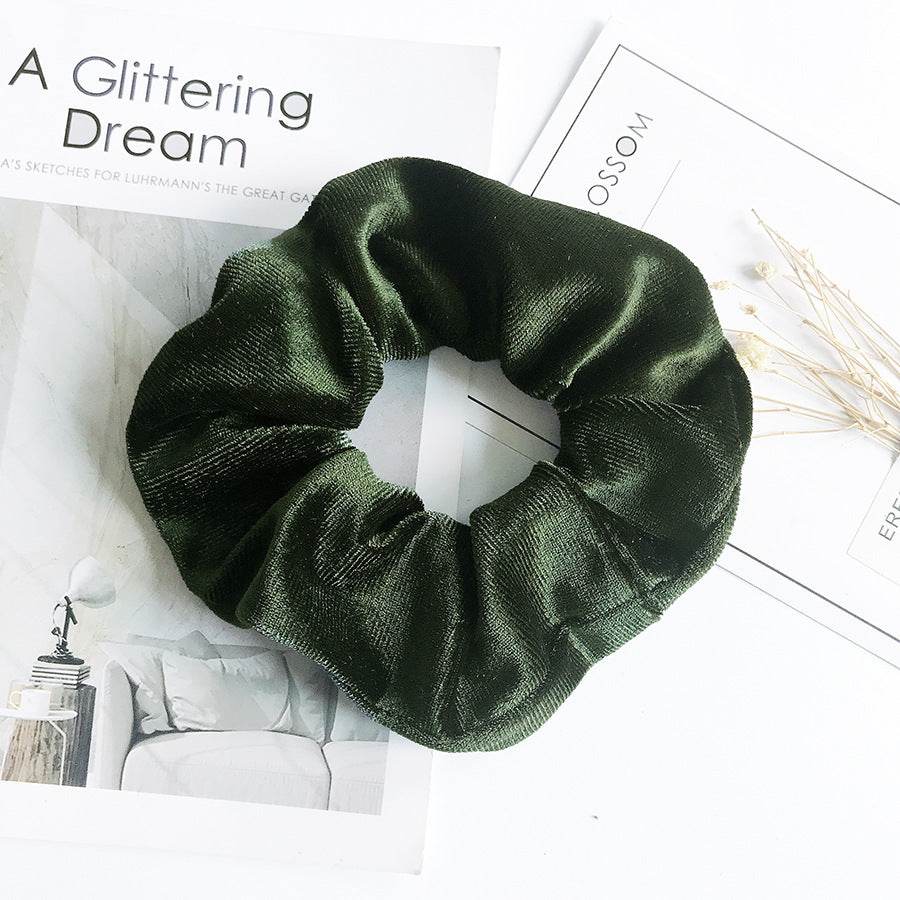 Fashion Velvet Scrunchies for Hair Ponytail Holder - www.Shopthatapp.com