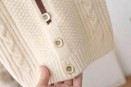 Children Knitted Chunky Sweater Outwear Vest kids - www.Shopthatapp.com