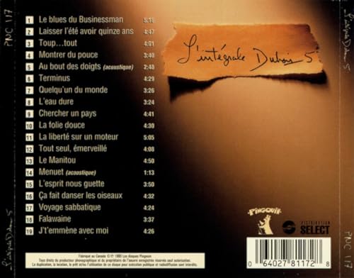 Claude Dubois / V5 L'Integrale - CD (Used)