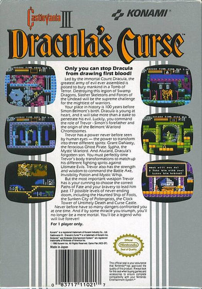 Castlevania III - Dracula's Curse (usagé) - www.Shopthatapp.com