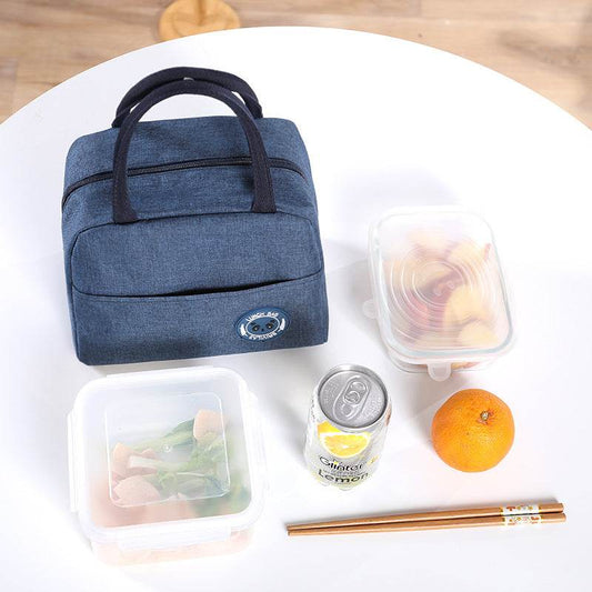 Oxford Cloth Lunch Box Bag with Aluminum Foil Insulation Layer - www.Shopthatapp.com