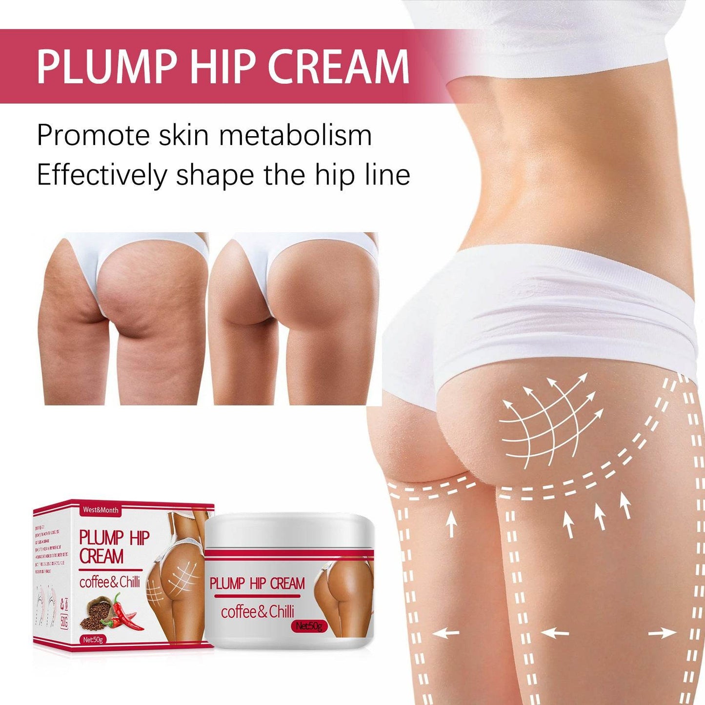Plump Buttock Cream Lifts And Tightens Buttocks - www.Shopthatapp.com
