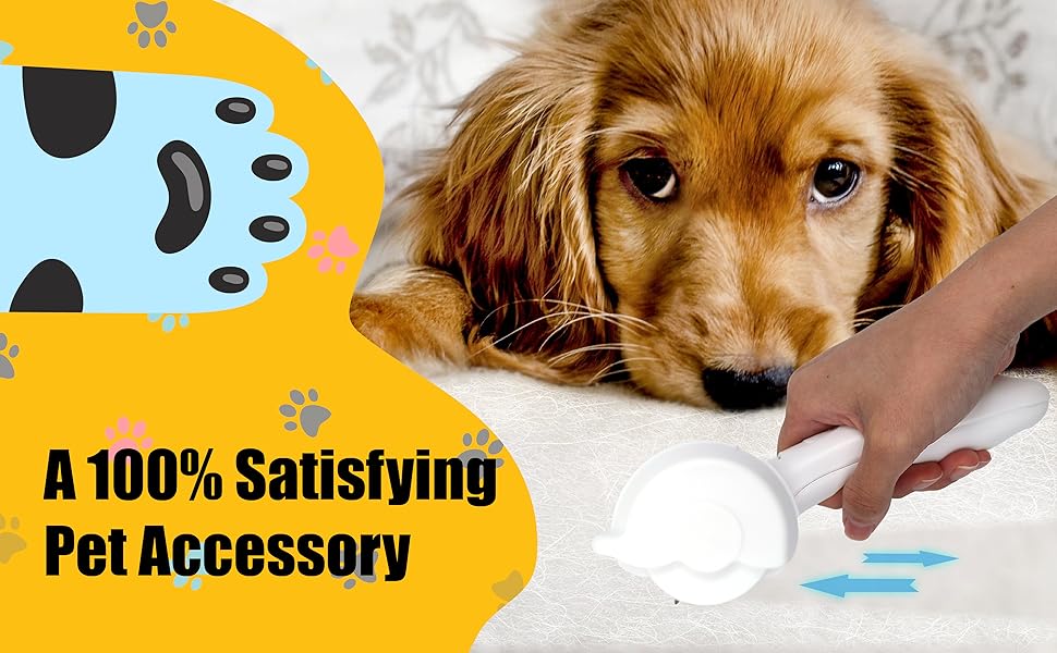 Pet Hair Remover Reusable Lint Roller for All Pets Removes Hairs You Cannot See - www.Shopthatapp.com