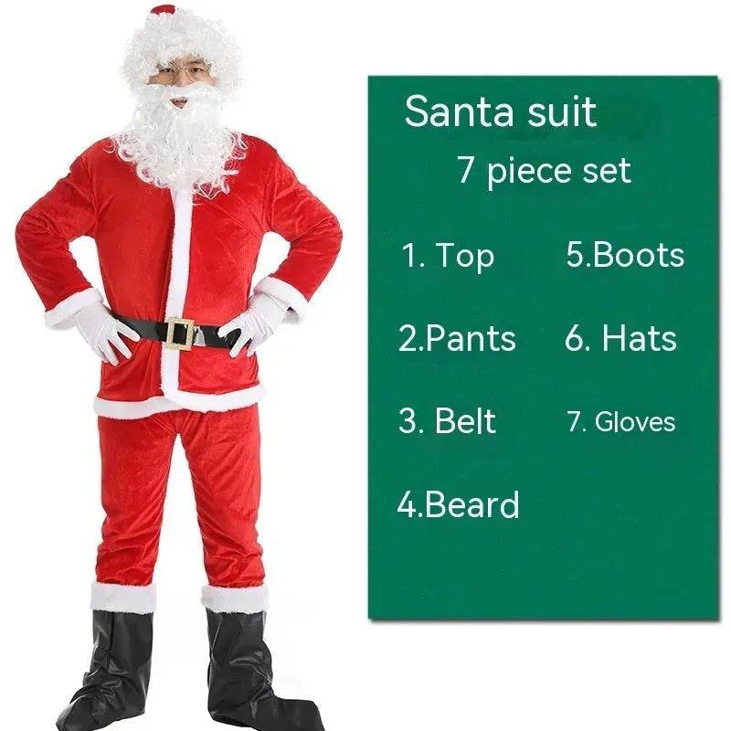 Christmas Costume Men's And Women's Clothing Full Set Performance Costume - www.Shopthatapp.com