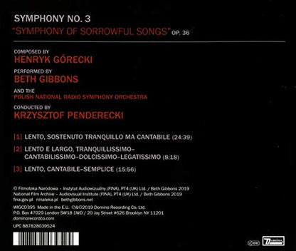Beth Gibbons / Henryk Górecki: Symphony No. 3 - CD - www.Shopthatapp.com