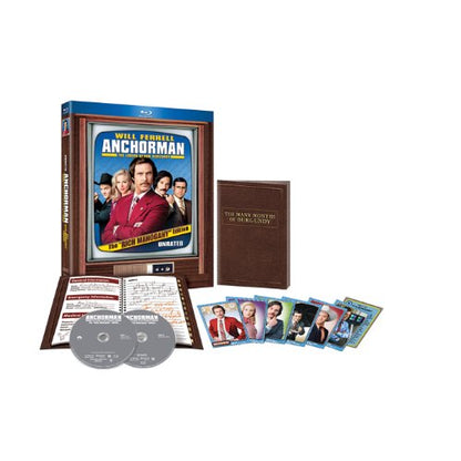 Anchorman: The Legend of Ron Burgundy (Unrated Rich Mahogany Edition) / Présentateur vedette : La légende de Ron Burgundy (Édition «Acajou Massif» Prolongé) [Blu-ray] (Bilingual) - www.Shopthatapp.com