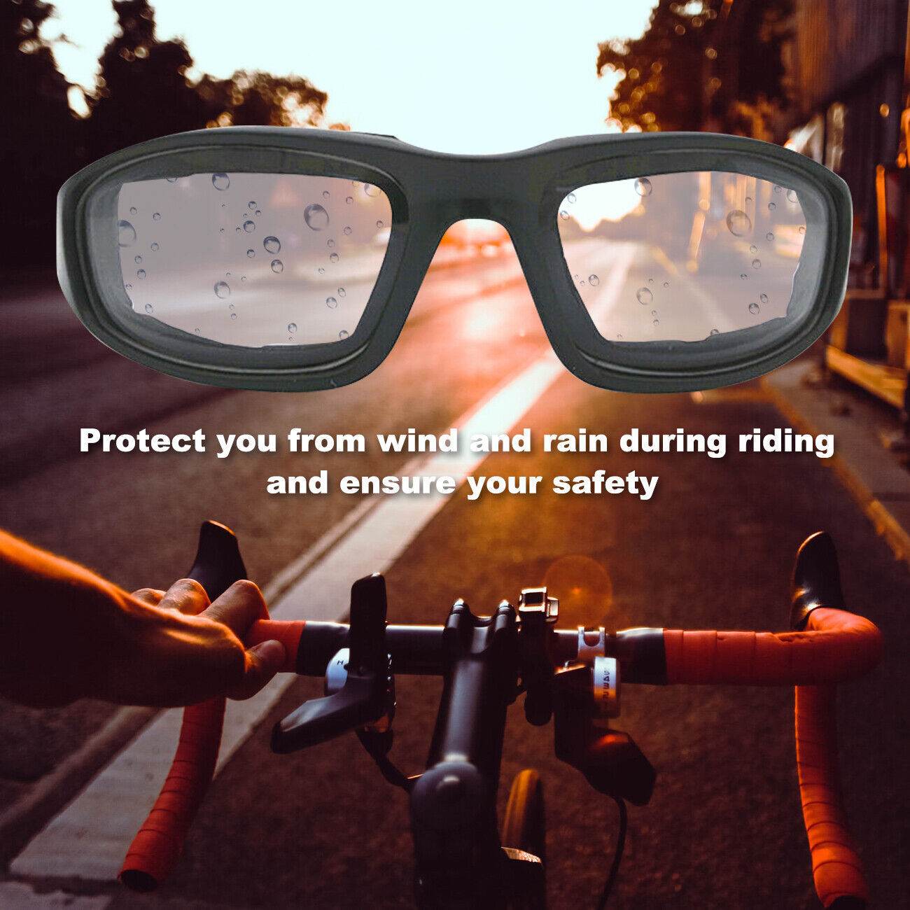 Cycling Sunglasses Chopper Outdoor Sports Glasses For Men Women Wrap Around UV400 Protection For Fishing Driving Glasses Windproof Clear Lens - www.Shopthatapp.com