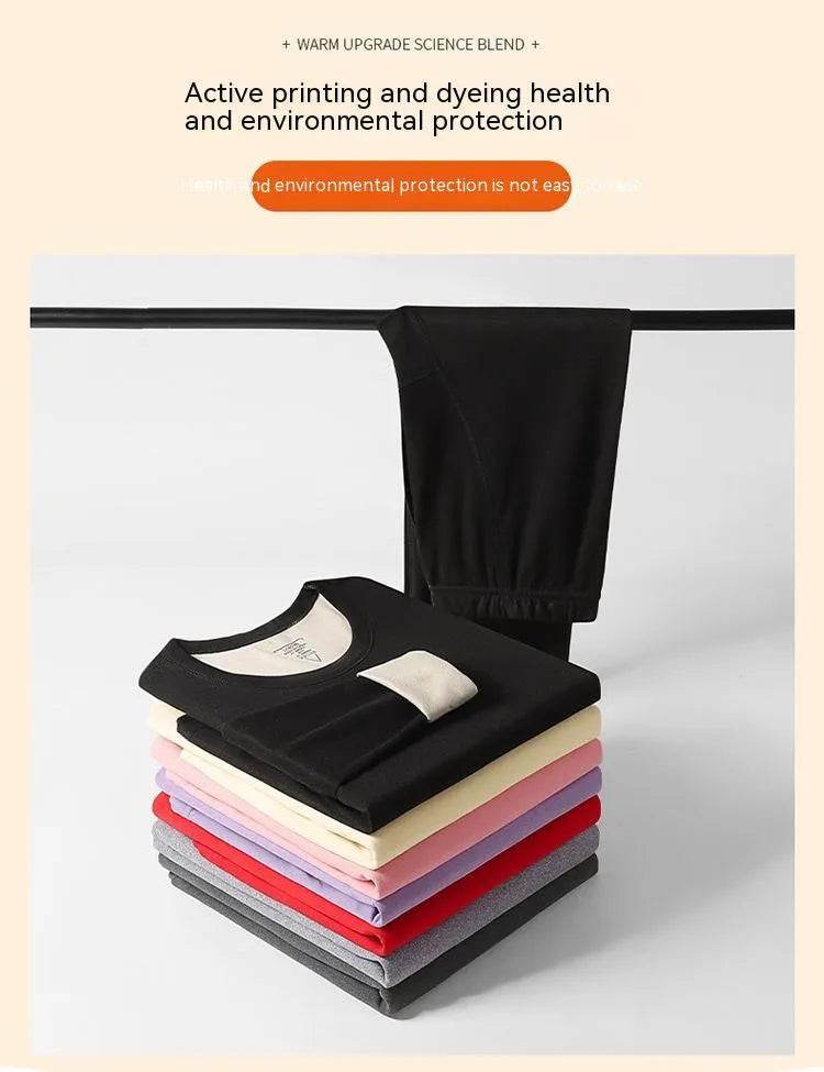 Men's Thermal Underwear Fleece-lined Double-sided Brushed Long John set - www.Shopthatapp.com