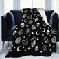 Halloween Witch Blanket Flannel Blanket - www.Shopthatapp.com
