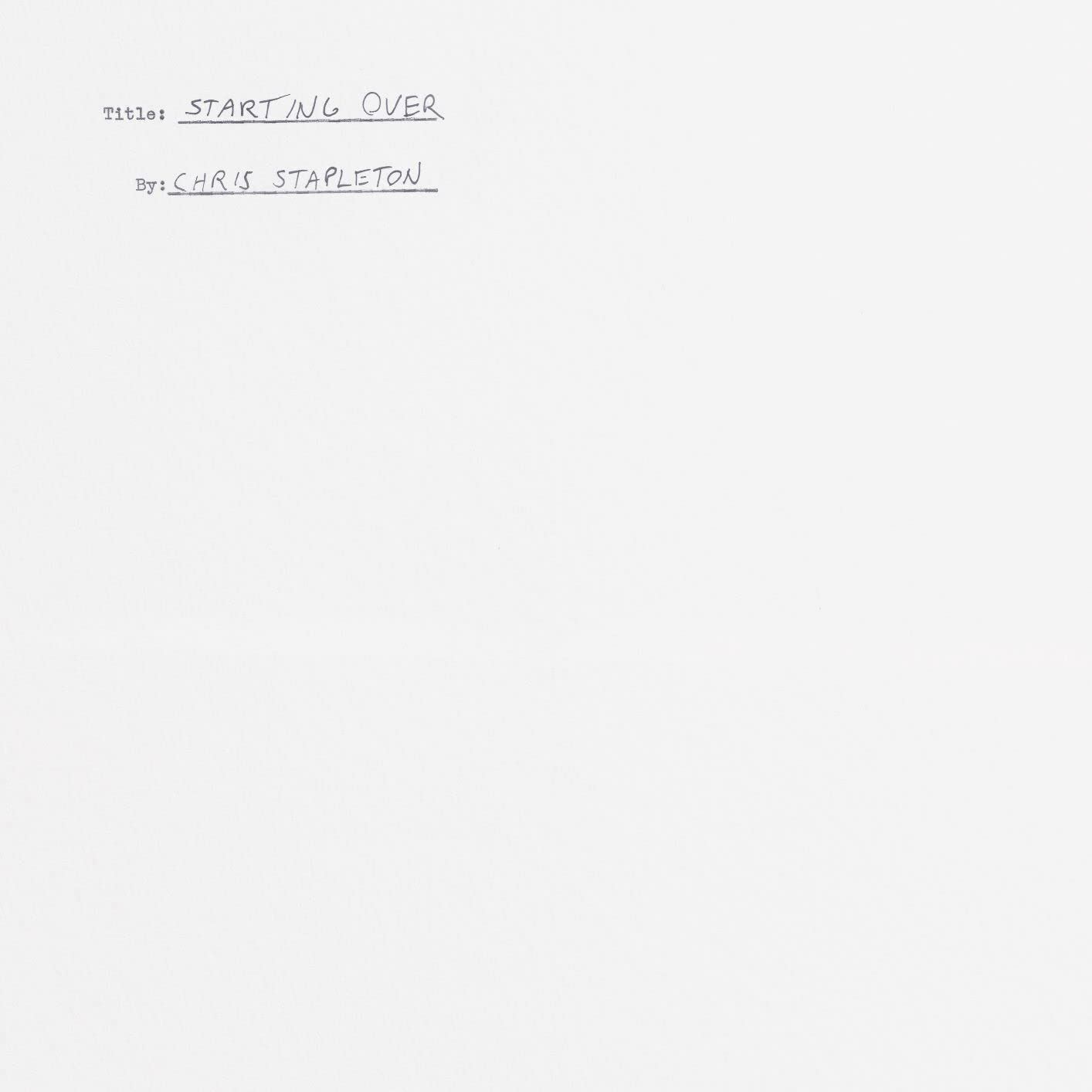 Chris Stapleton / Starting Over - CD - www.Shopthatapp.com