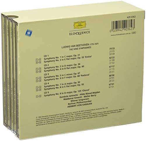 Beethoven / Symphonies 1-9 (1963 recordings) - CD (Used) - www.Shopthatapp.com