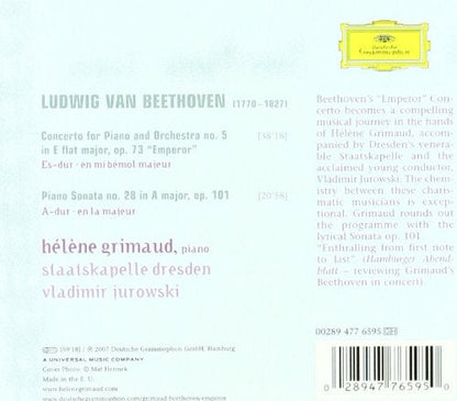 Beethoven: Piano Concerto No. 5, 'Emperor' /Piano Sonata No. 28 in A - www.Shopthatapp.com