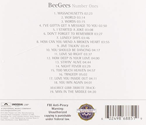 Bee Gees / Number Ones - CD - www.Shopthatapp.com