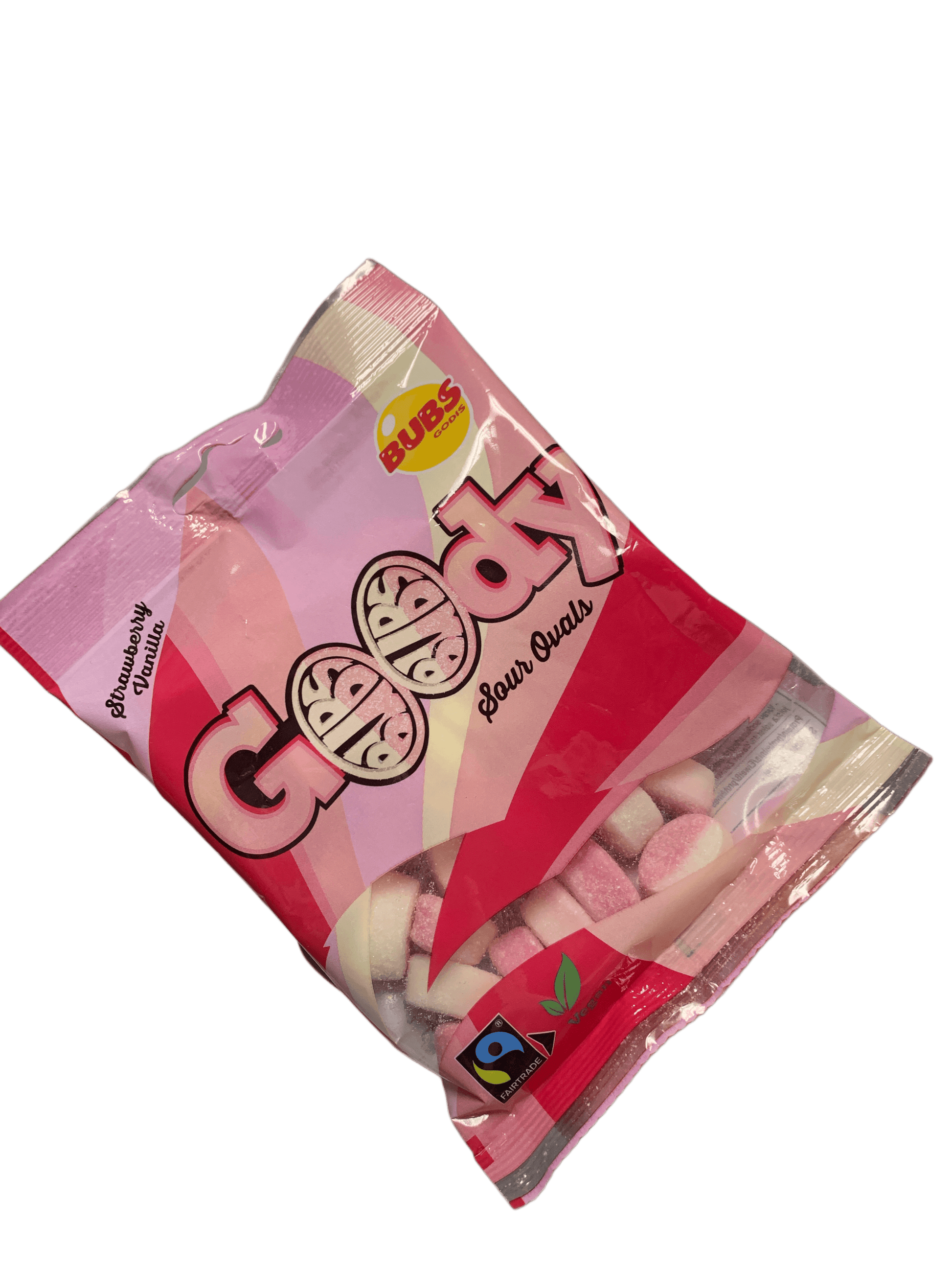 BUBS Godis Goody Strawberry Vanilla Candy Bag 90G - Swedish Edition - www.Shopthatapp.com