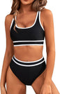 Bikini Tight-fitting Solid Color Swimsuit For Women - www.Shopthatapp.com