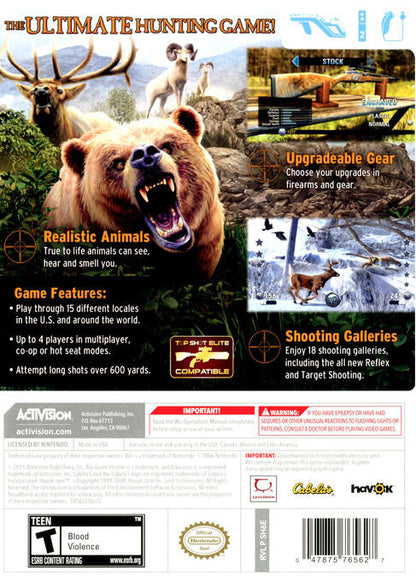 Cabela's Big Game Hunter 2012 (usagé) - www.Shopthatapp.com