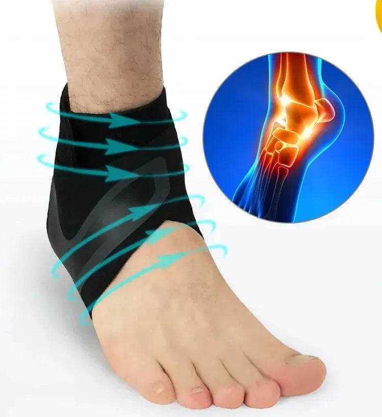 Ankle Support Brace for sprain Ankle Elastic Ankle Sleeve - www.Shopthatapp.com