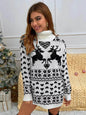 Winter Wool Mini Jumper dress Christmas Turtleneck Sweater Dress - www.Shopthatapp.com