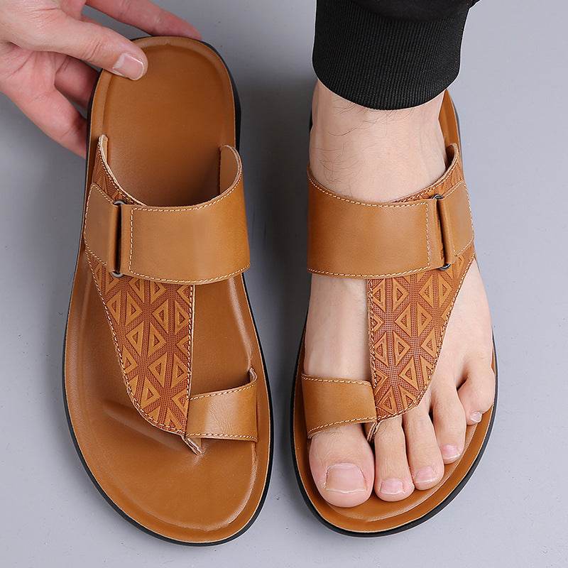 Men's Fashion All-matching Simple Beach Slippers - www.Shopthatapp.com