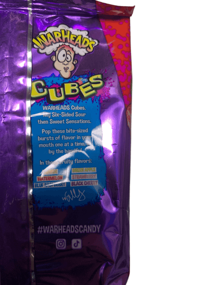 Warheads Cubes Sour and Sweet Chewy Candy 56G - U.S Edition - www.Shopthatapp.com