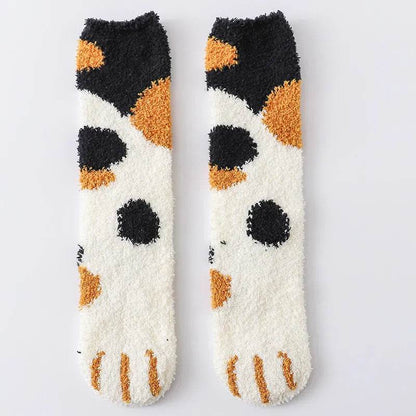 Winter House floor Fleece socks - www.Shopthatapp.com