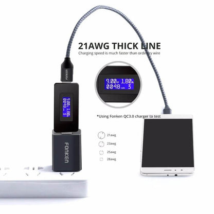 High-speed fast charging cable mobile phone charging cable - www.Shopthatapp.com