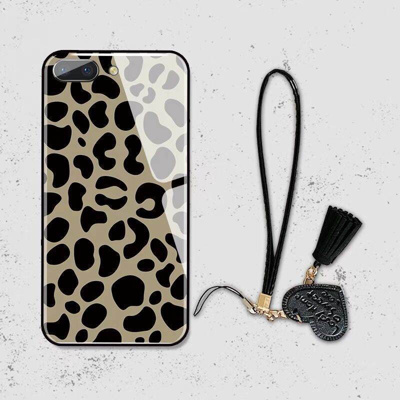 Luxury Leopard Tempered Glass Mirror iphone Case - www.Shopthatapp.com