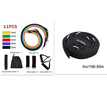 Fitness Rally Elastic Rope Resistance Band set - www.Shopthatapp.com
