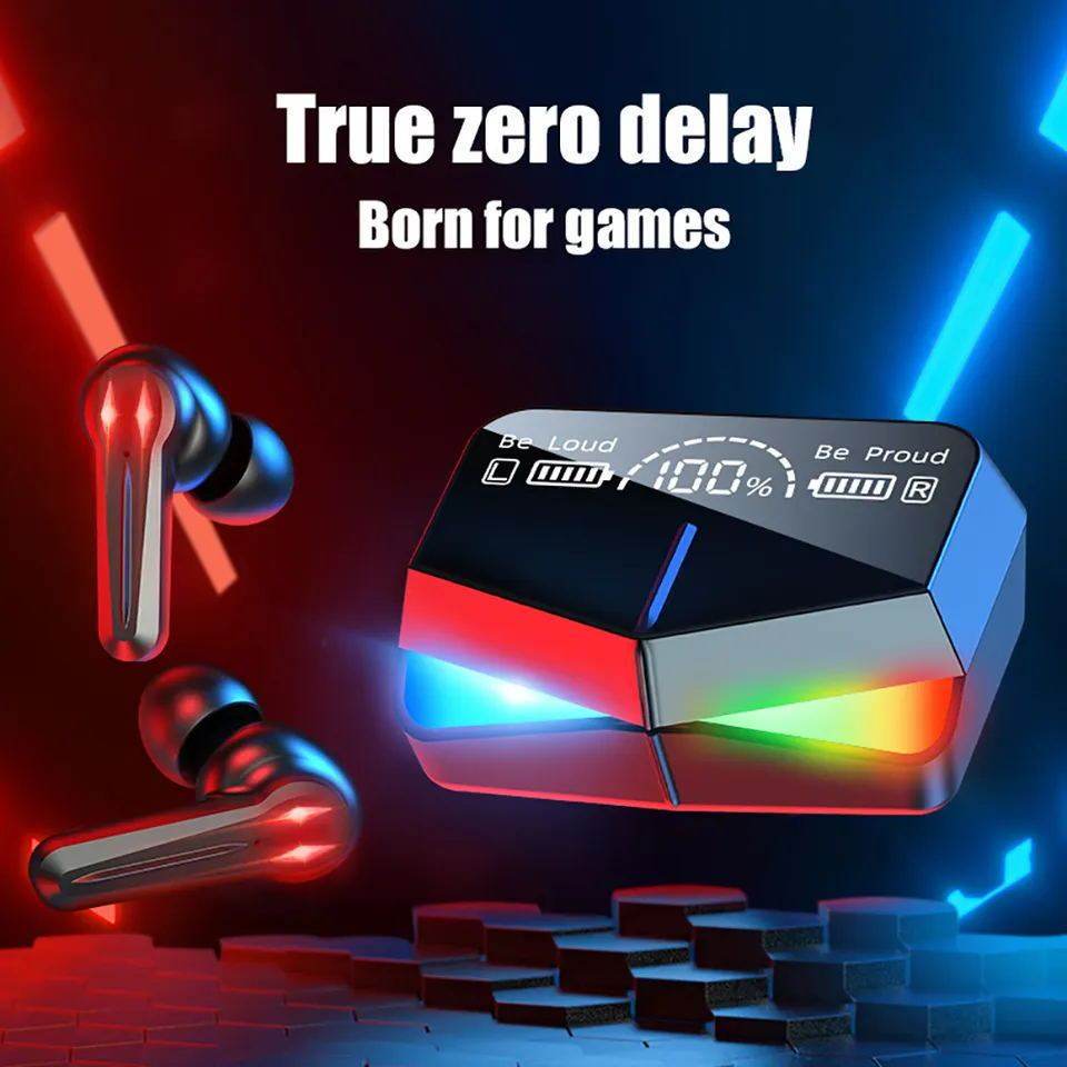 TWS Wireless Gaming Earbuds True Wireless Bluetooth earphone E-sports in-ear device low latency - www.Shopthatapp.com